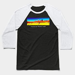 Central Park Fall (dark) Baseball T-Shirt